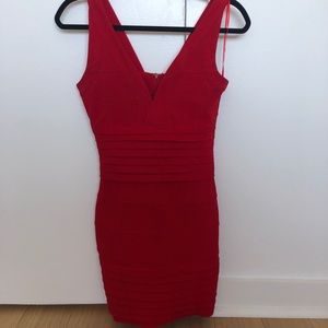Tobi red bodycon dress